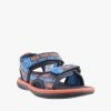 Clarks Kids AC112 FISHER NAVY/TANGERINE