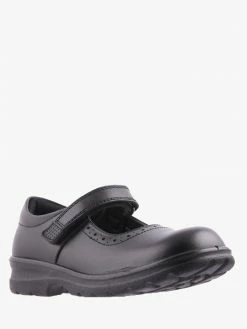 Clarks School AC24 LAYLA BLACK BUCKLE