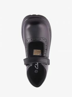 Clarks School AC24 LAYLA BLACK BUCKLE