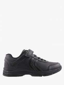 Clarks School AC33 ARCHER BLACK LACE/VELCRO
