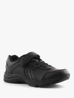 Clarks School AC34 ACE BLACK MC RUNNER