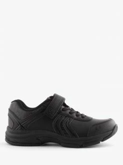 Clarks School AC34 ACE BLACK MC RUNNER