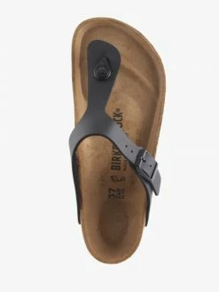 Birkenstock Women B45 GIZEH BLACK BIRKO-FLOR