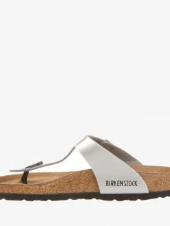 Birkenstock Women B46 GIZEH SILVER BIRKO-FLOR