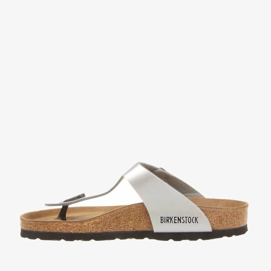 Birkenstock Women B46 GIZEH SILVER BIRKO-FLOR 2 Birkenstock Women B46 GIZEH SILVER BIRKO-FLOR