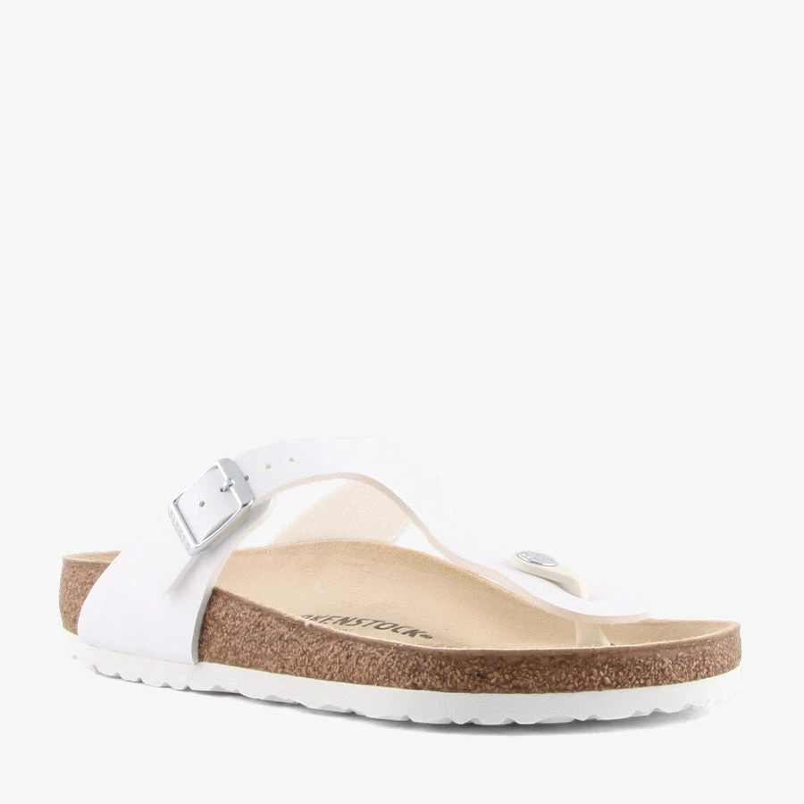 Birkenstock Women B49 GIZEH WHITE BIRKO-FLOR 1 Birkenstock Women B49 GIZEH WHITE BIRKO-FLOR