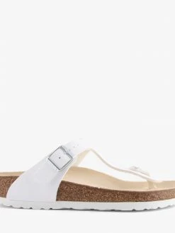 Birkenstock Women B49 GIZEH WHITE BIRKO-FLOR
