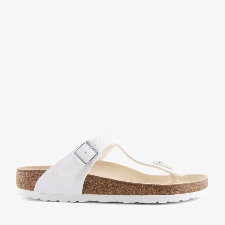 Birkenstock Women B49 GIZEH WHITE BIRKO-FLOR 2 Birkenstock Women B49 GIZEH WHITE BIRKO-FLOR