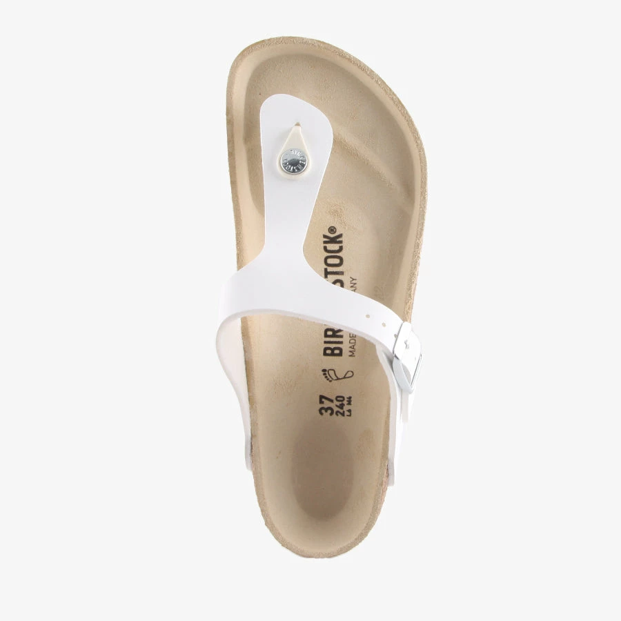 Birkenstock Women B49 GIZEH WHITE BIRKO-FLOR 4 Birkenstock Women B49 GIZEH WHITE BIRKO-FLOR