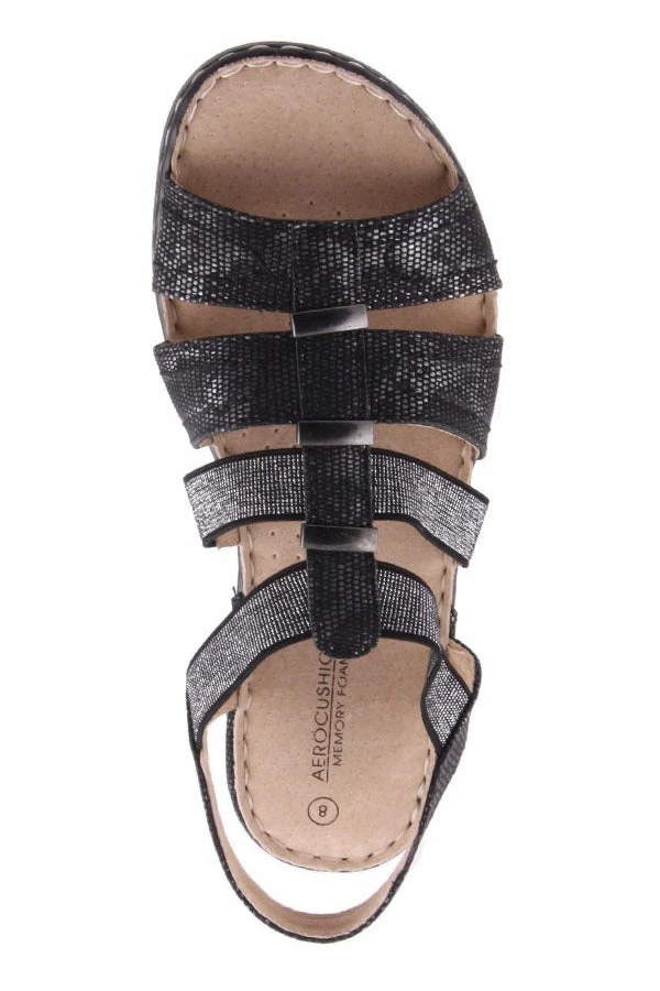 Aerocushion D721 MAVID BLACK METALIC Women 4 Aerocushion D721 MAVID BLACK METALIC Women