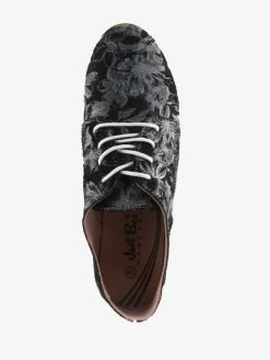 Just Bee Women D800 CAROLE BLACK/GREY FLOWER