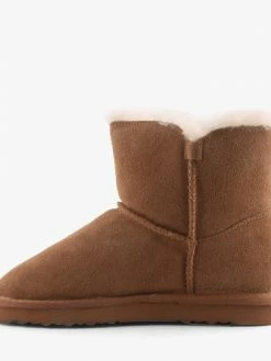 Grosby F160 BUTTON UGG CHESTNUT