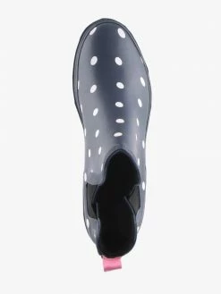 Grosby Women F202 MOLLY NAVY SPOT GUMBOOT