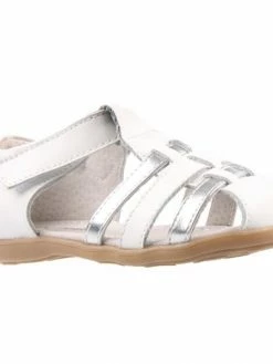 Grosby FC184 ARABELL WHITE/SILVER LEATHER Kids