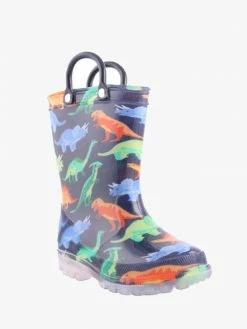 Grosby FC54 DINO LIGHTS NAVY GUMBOOT