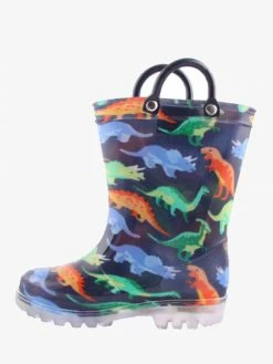 Grosby FC54 DINO LIGHTS NAVY GUMBOOT