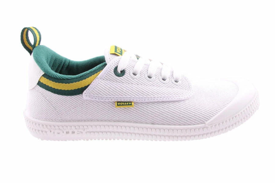 Men HM81 VOLLEY HERITAGE LO WHITE/GREEN 2 Men HM81 VOLLEY HERITAGE LO WHITE/GREEN