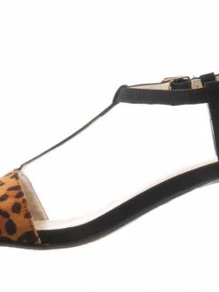 Simona Ricci J1287 JENNA BLACK/LEOPARD Women