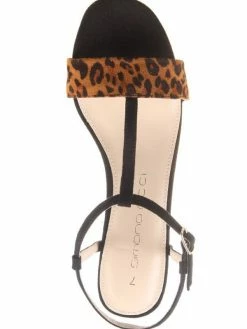 Simona Ricci J1287 JENNA BLACK/LEOPARD Women