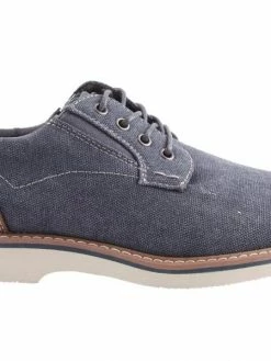 Florsheim Men JM303 BARKLAY PLAIN CANVAS DARK BLU