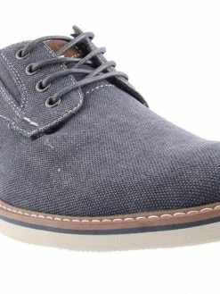 Florsheim Men JM303 BARKLAY PLAIN CANVAS DARK BLU