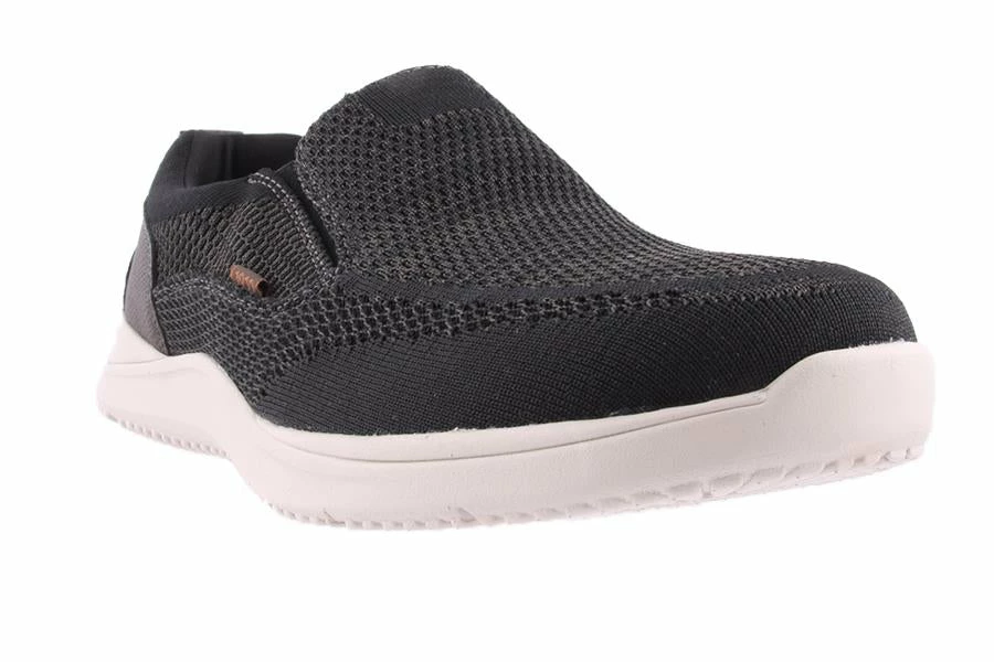 Florsheim JM307 CONWAY KNIT-SLIP ON DARK GREY 1 Florsheim JM307 CONWAY KNIT-SLIP ON DARK GREY