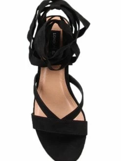 London Rebel Sale L2972 MINLLOW BLACK SUEDE