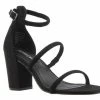 London Rebel Women L3229 BRIGHTLIGHT BLACK SUEDE