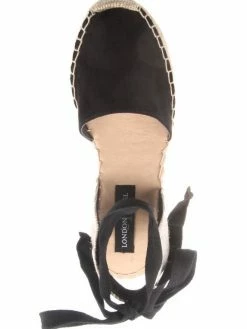 London Rebel Sale L3378 MEMMI BLACK SUEDE