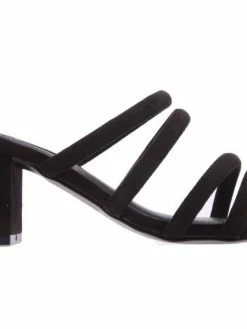 London Rebel Women L3471 GIZAA BLACK SUEDE