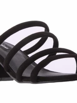 London Rebel Women L3471 GIZAA BLACK SUEDE