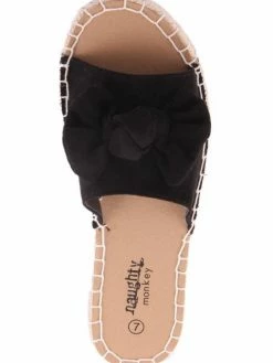 Naughty Monkey Women L3476 MINTY BLACK SUEDE