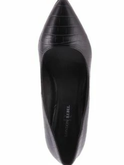 London Rebel L3575 NINETOFIVE BLACK CROC