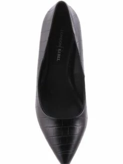 London Rebel Women L3580 STARDOM BLACK CROC