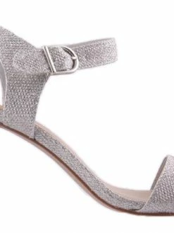 London Rebel L3584 HAIMIE SILVER GLITTER Women