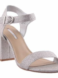 London Rebel L3584 HAIMIE SILVER GLITTER Women
