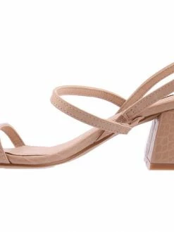 London Rebel Women L3611 SANI NUDE CROC