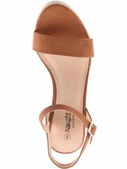 Naughty Monkey Women L3724 GODDESS TAN SUEDE 7 Naughty Monkey Women L3724 GODDESS TAN SUEDE
