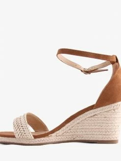 Naughty Monkey Women L3794 AMARA TAN SUEDE/RAFFIA 6 Naughty Monkey Women L3794 AMARA TAN SUEDE/RAFFIA
