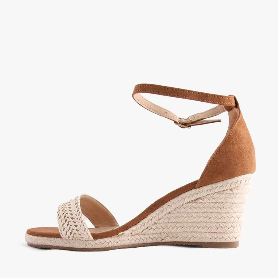 Naughty Monkey Women L3794 AMARA TAN SUEDE/RAFFIA 3 Naughty Monkey Women L3794 AMARA TAN SUEDE/RAFFIA