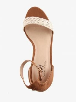Naughty Monkey Women L3794 AMARA TAN SUEDE/RAFFIA 7 Naughty Monkey Women L3794 AMARA TAN SUEDE/RAFFIA