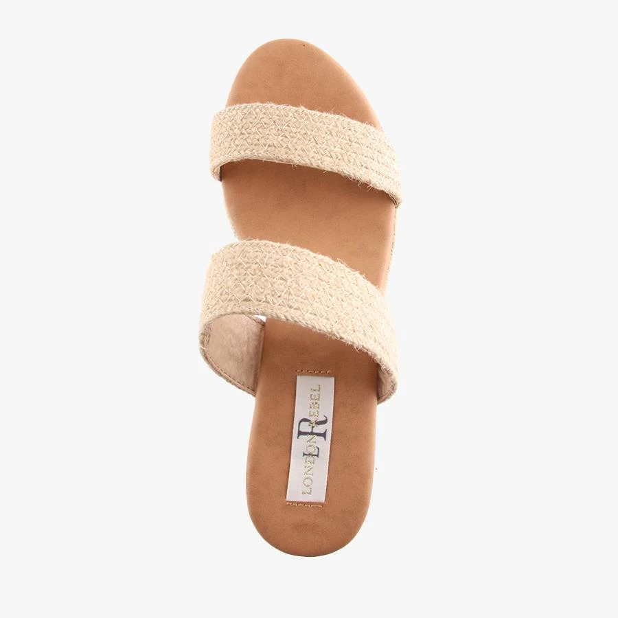 London Rebel Women L3801 AVALON BEIGE RAFFIA 4 London Rebel Women L3801 AVALON BEIGE RAFFIA