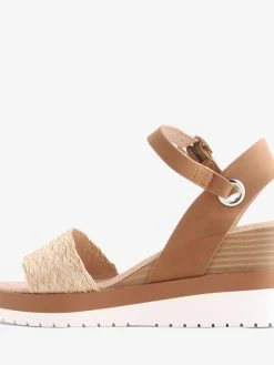 Pied A Terre Women L3811 LUELLA TAN/RAFFIA 6 Pied A Terre Women L3811 LUELLA TAN/RAFFIA
