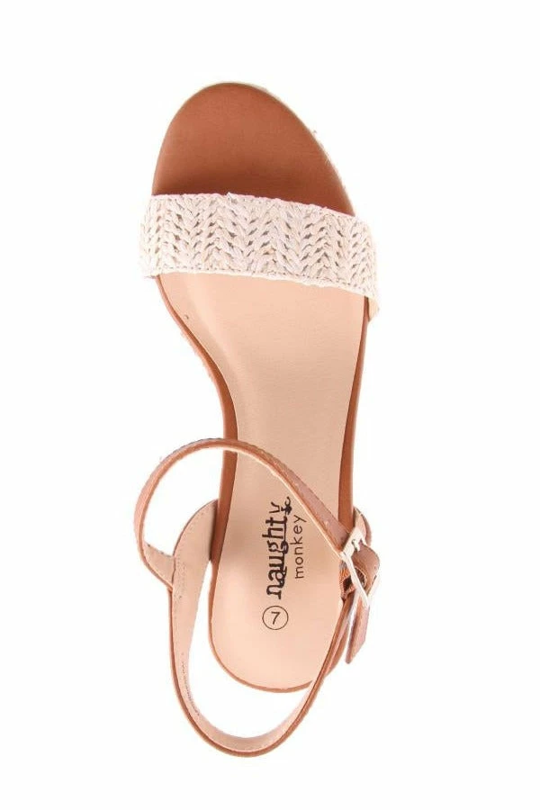 Naughty Monkey L3866 GODDESS TAN/RAFIA 4 Naughty Monkey L3866 GODDESS TAN/RAFIA