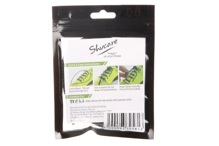 Shucare Accessories LA22 ELASTIC BLACK LACE 100CM 2 Shucare Accessories LA22 ELASTIC BLACK LACE 100CM