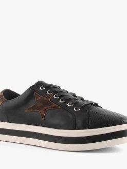 Alfie & Evie M1080 PIXIE BLACK/BRANDY LEOPARD