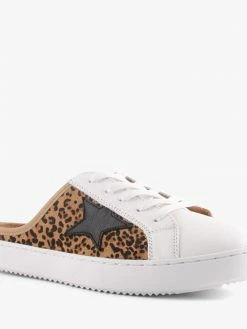 Alfie & Evie M1085 VANGO WHITE TAN CHEETAH