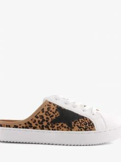 Alfie & Evie M1085 VANGO WHITE TAN CHEETAH