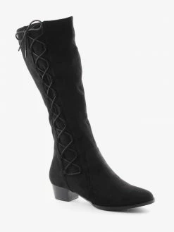 Bay Lane P131 PALMIRA BLACK SUEDE Women