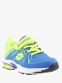 Lotto Kids RC80 BUNGEE-VELCRO BLUE/LIME